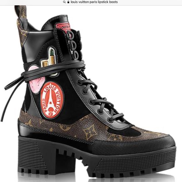 Louis Vuitton Shoes - 🔥🔥HOST PIC🔥🔥Louis Vuitton Paris Lipstick Boots